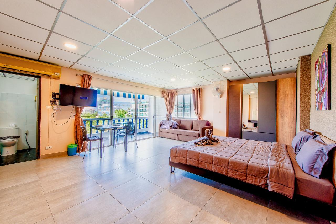 Appartement Ruamchok Ocean View à Pattaya Chambre photo